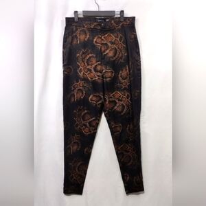 NWT Good Time USA Snakeskin Print Pants Women's XL Brown Boho Grunge Y2K Retro